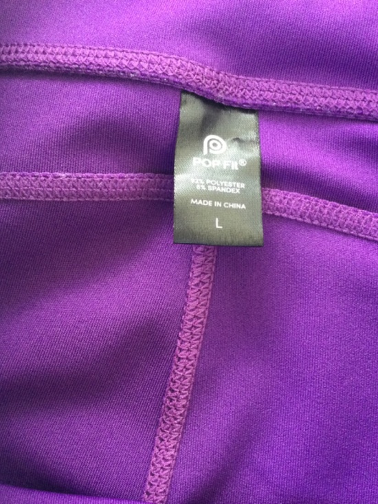 Women’s Leggings, set of 3, 2 Pop Fit, 1 LSU, Large - Picture 3 of 15